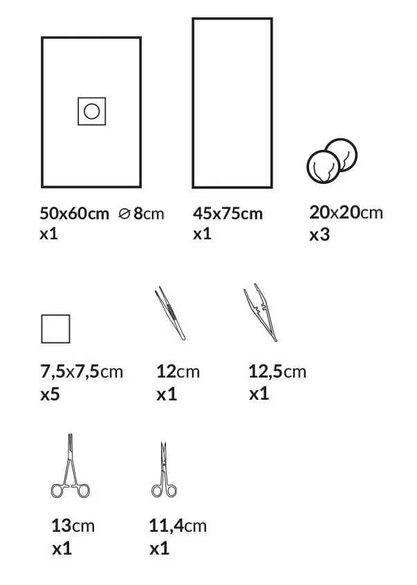 Deltaset - súprava na aplikáciu stehov